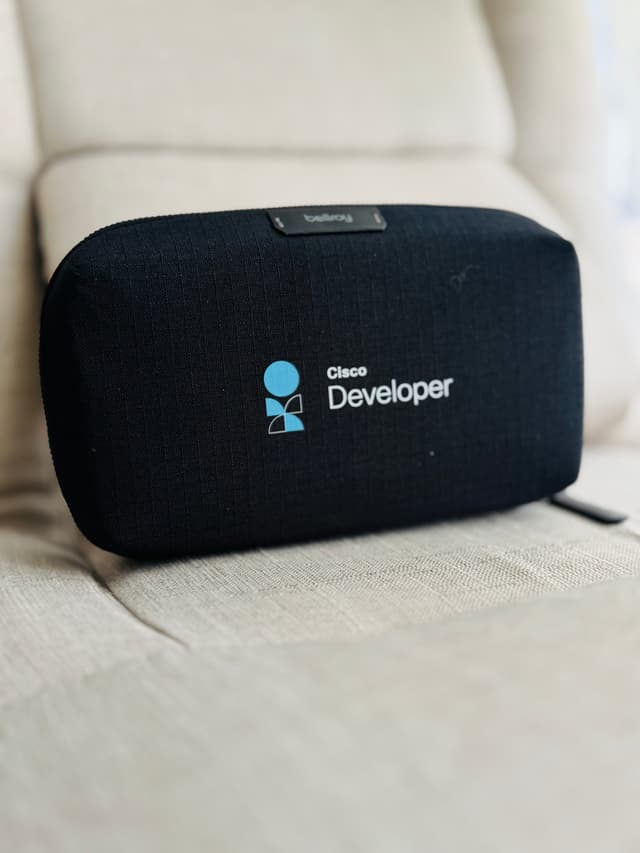One of my favorite small bag from Cisco Swag