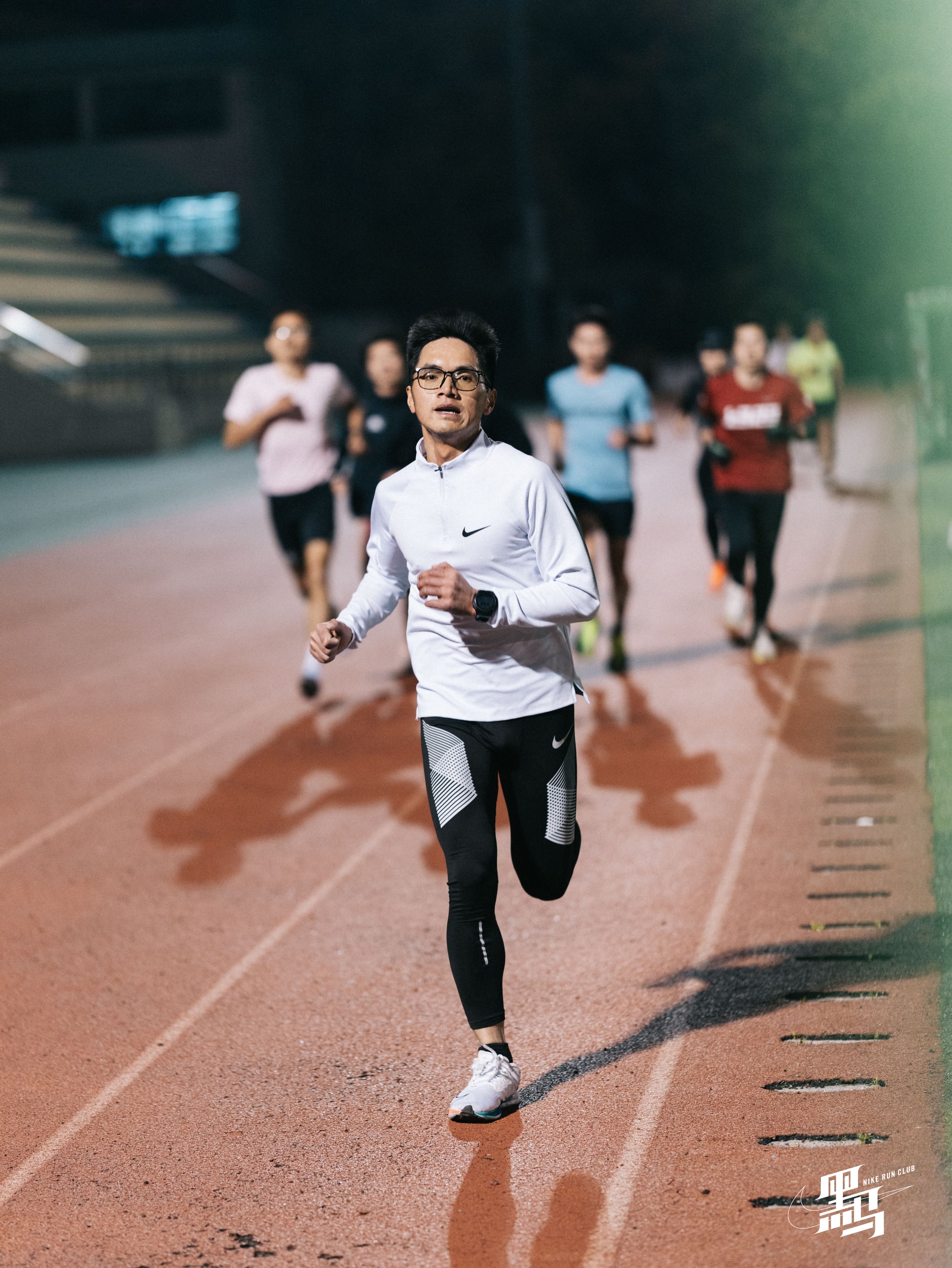 training with nike run club at Tuesday‘s night
