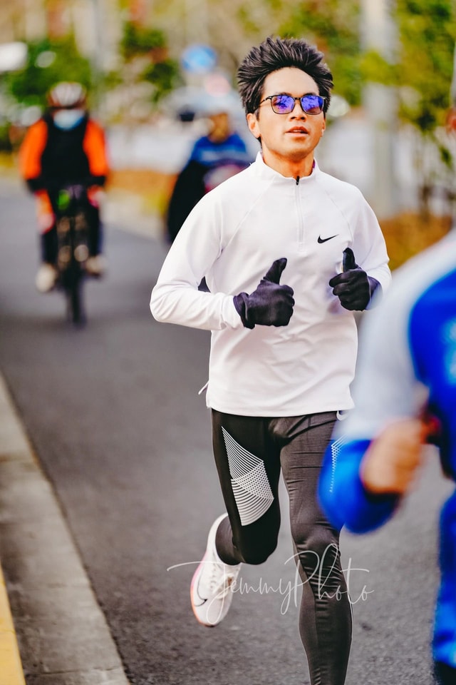 running in the century park
